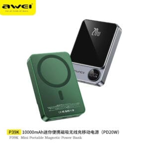 Awei P39K 10000mAh 20W PD Magnetic Wireless Power Bank